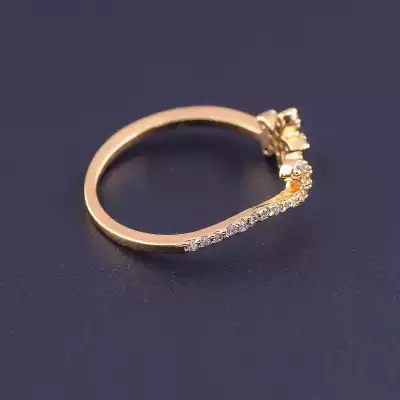 🏷️️ Каблучка Фіаніт Xuping (позолота 18к) F-49471