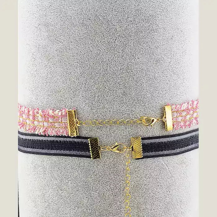 🏷️️ Чокер Fashion 2 шт. тканина (застібка карабін) ss_34484