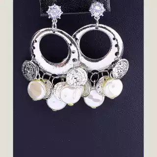 Сережки пусети FJ Фіаніт