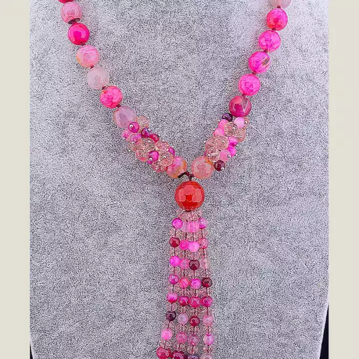 🏷️️ Намисто Агат 50 см ss_15808