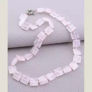 Намисто Рожевий кварц 45 см