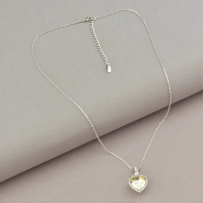 Підвіска Xuping Swarovski 40 см (родій)