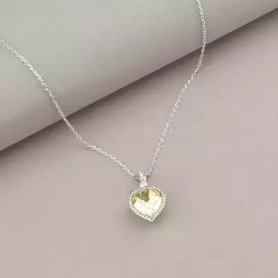 🏷️️ Підвіска Xuping Swarovski 40 см (родій) F-76125