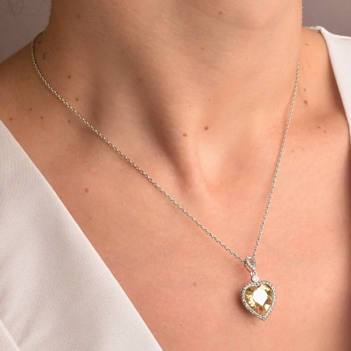 🏷️️ Підвіска Xuping Swarovski 40 см (родій) ss_76125