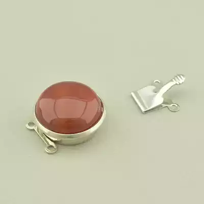 🏷️️ Замочок Сердолік 17x17мм. F-101237