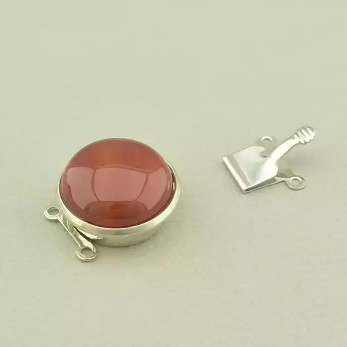 🏷️️ Замочок Сердолік 17x17мм. ss_101237