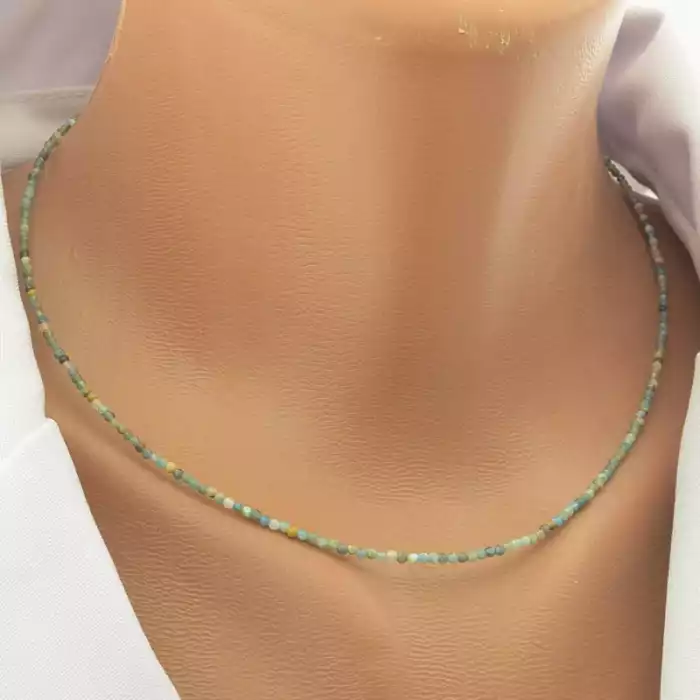 🏷️️ Підвіска Апатит срібло (925 проба) 42 см. ss_101537