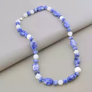 Намисто Содалит, Агат 52 см.