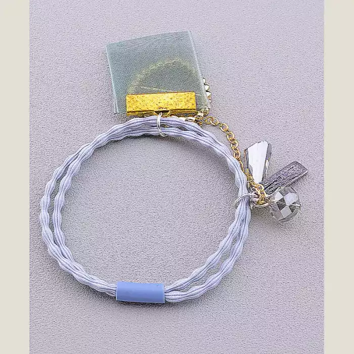 🏷️️ Резинка для волосся Flora Secret тканина ss_41764