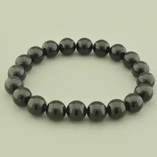 Браслет резинка Турмалін 19 см.