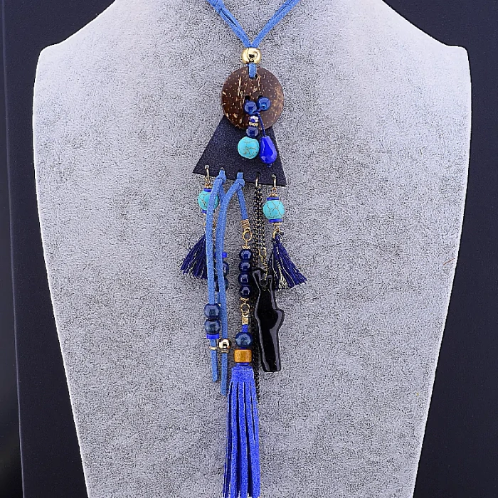 🏷️️ Підвіска замш 70 см Hand Made ss_18223