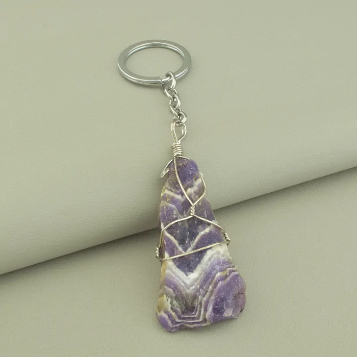 🏷️️ Брелок Аметист 130х30мм. ss_103063