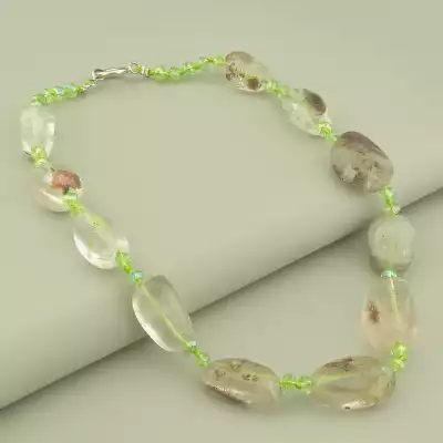 Намисто Кварц, Чеський кришталь 51 см.