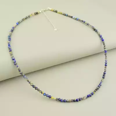 Підвіска Содаліт срібло (925) 50 см