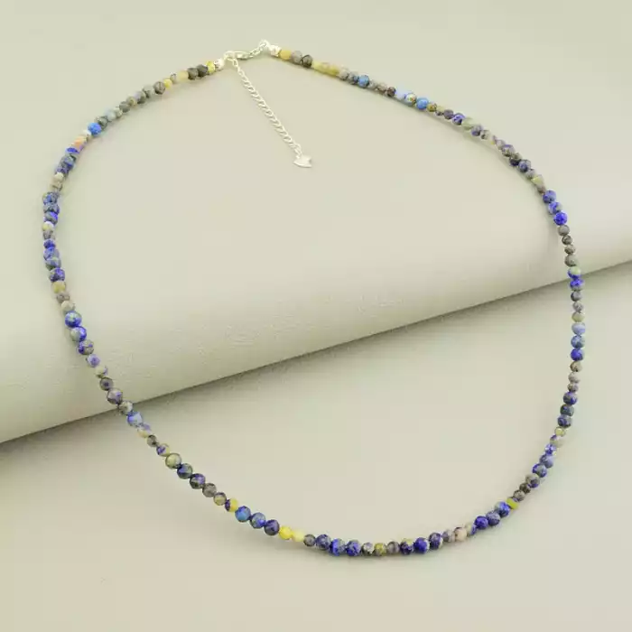 🏷️️ Підвіска Содаліт срібло (925) 50 см ss_105653