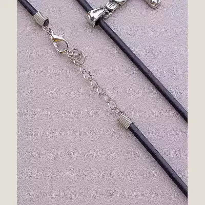 🏷️️ Підвіска хрест медична сталь 316L 44 см F-70529