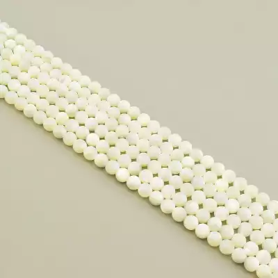 Намистини Перламутр 39 см 7 мм. (без застібки)