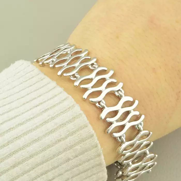 🏷️️ Браслет складний Abella 19 см. ss_100090