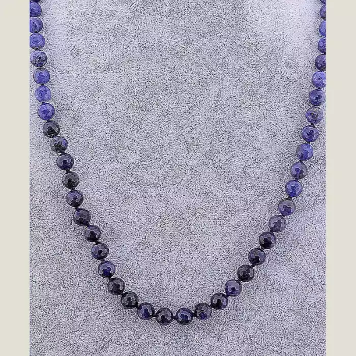 🏷️️ Намисто Іоліт срібло (925 проба) 65 см ss_63909