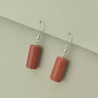 Сережки петля Яшма 40х10