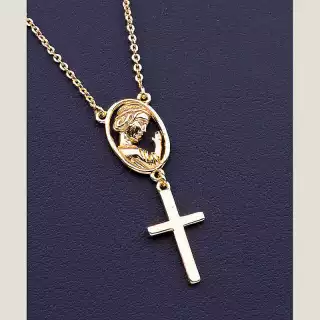 Підвіска хрест Xuping 45 см (позолота 18к)