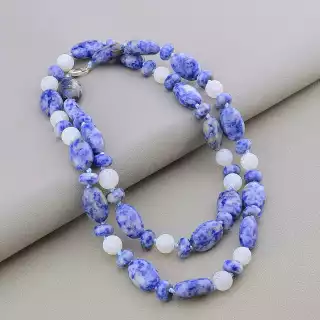 Намисто Содалит, Агат 77 см.