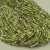 🏷️️ Намистини Жадеїт 40 см. 3,5 мм. на нитці (натуральне каміння, без застібки) F-103064