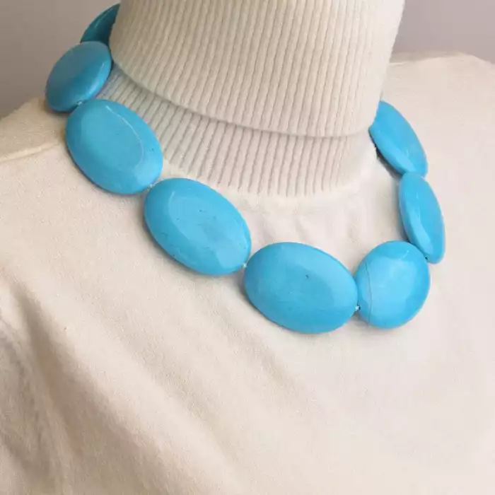 🏷️️ Намисто Бірюза 45 см ss_67759