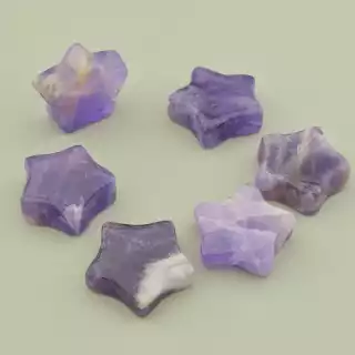 Вставка зірка Аметист 16х16мм.