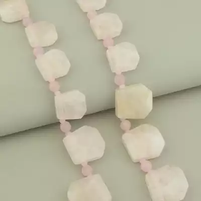 🏷️️ Намисто Рожевий кварц 45 см F-69050