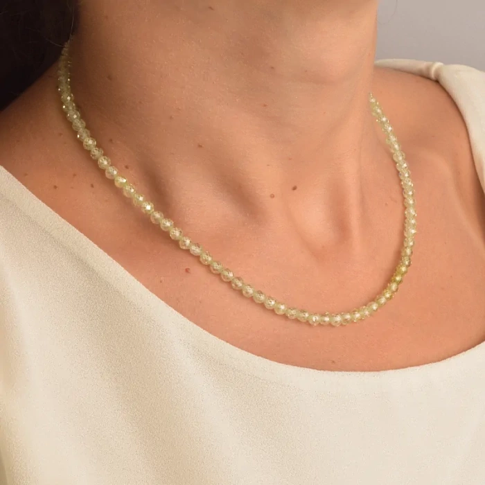 🏷️️ Підвіска Циркон срібло (925 проба) 40 см. ss_89924