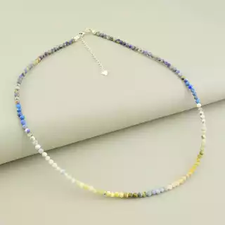 Підвіска Самоцвіти срібло (925) 45 см