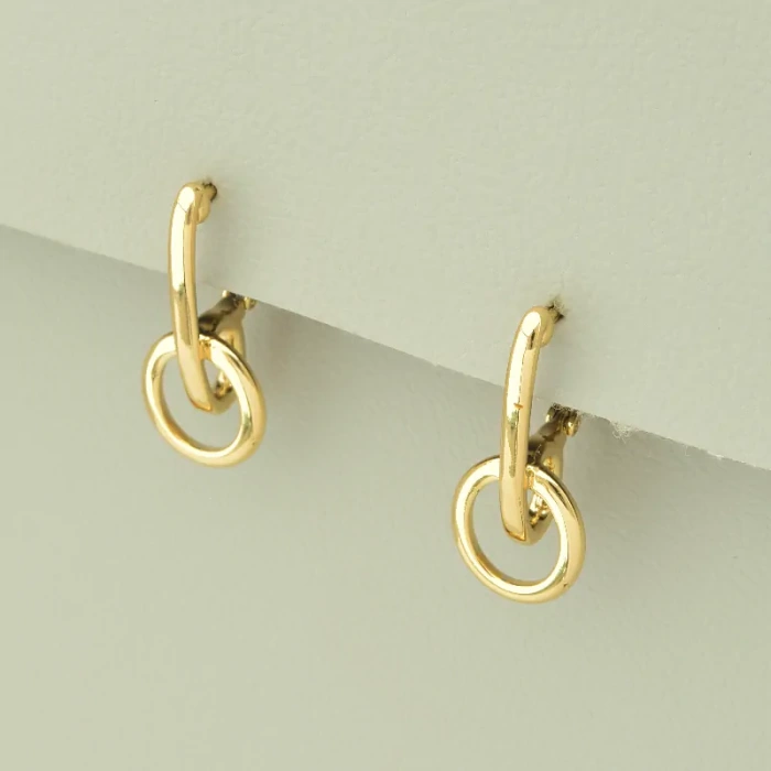 🏷️️ Сережки англійський замок Xuping (позолота 18к) ss_98254