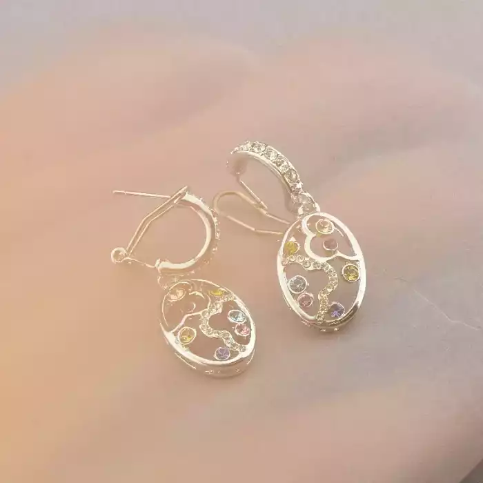 🏷️️ Підвіска + Сережки Winniana Фіаніт 43 см. ss_91292