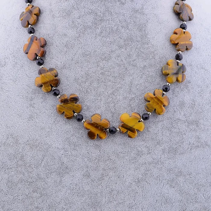 🏷️️ Намисто Тигрове око 50 см ss_71653