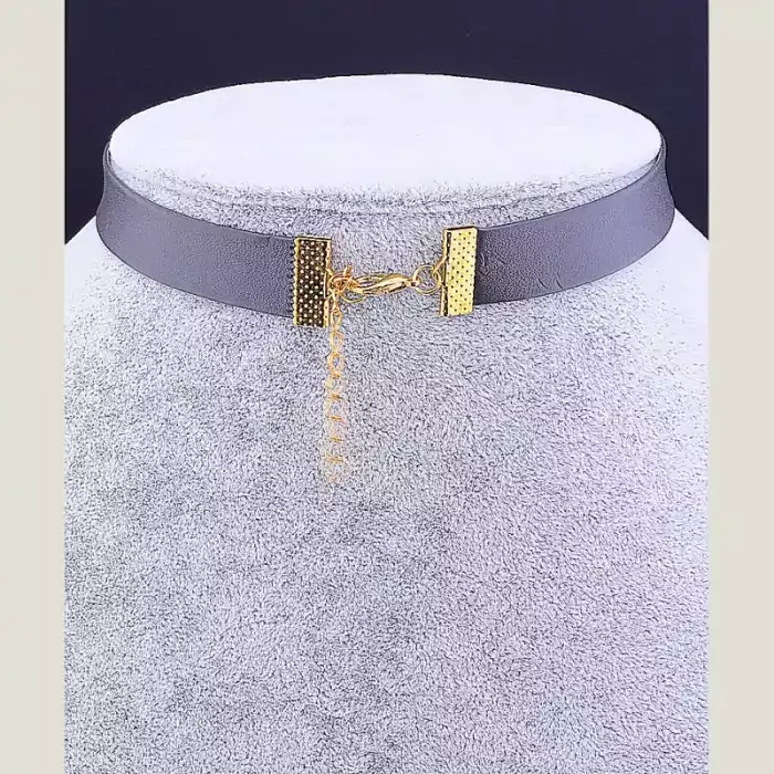 🏷️️ Чокер FJ екошкіра (застібка карабін) ss_34386