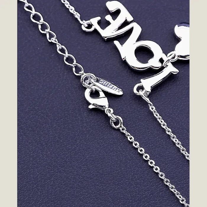 🏷️️ Підвіска Love Xuping 45 см (родій) ss_73761