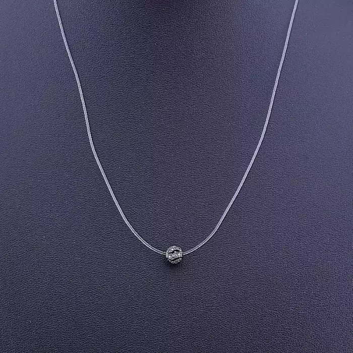 🏷️️ Підвіска Фіаніт 40 см (хром) ss_63610