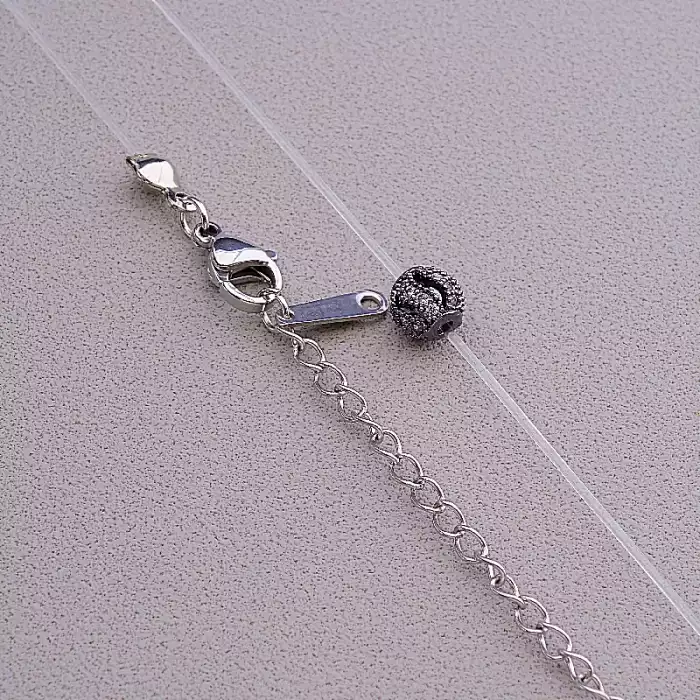 🏷️️ Підвіска Фіаніт 40 см (хром) ss_63610