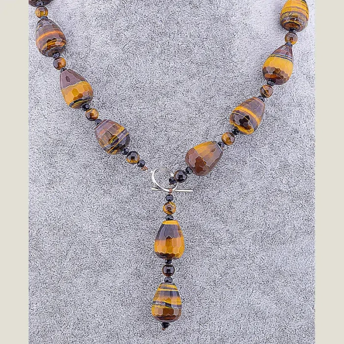 🏷️️ Намисто Тигрове око 45 см ss_52930