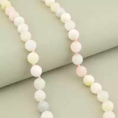 🏷️️ Намисто Морганіт (cрібло 925 проба) 46 см. F-101539