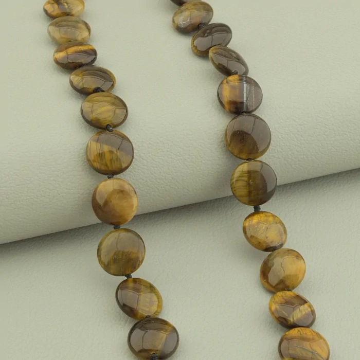 🏷️️ Намисто Тигрове око 45 см. ss_101739