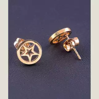 Сережки пусети Fashion (позолота 18к)