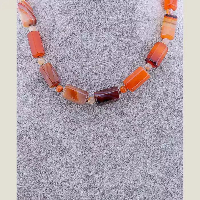 🏷️️ Намисто Сердолік 46 см ss_67760