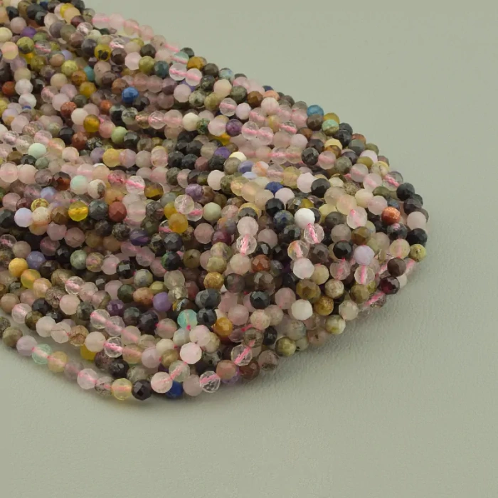 🏷️️ Нитка Самоцвіти 39 см. 4,3 мм. (без замка) ss_96931