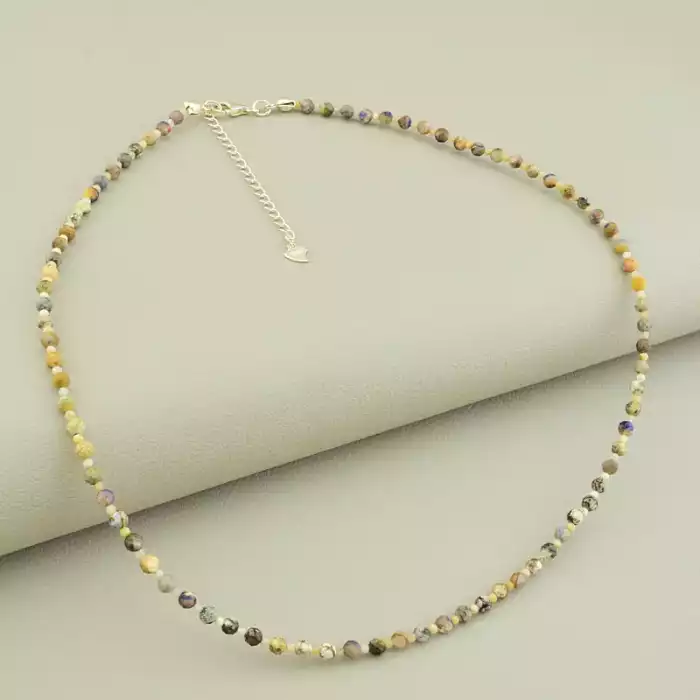 🏷️️ Підвіска Самоцвіти срібло (925) 42 см F-105655