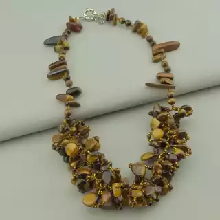 Намисто Тигрове око 48 см