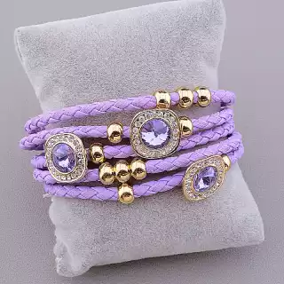 Браслет з магнітною застібкою Сrystal 17 см