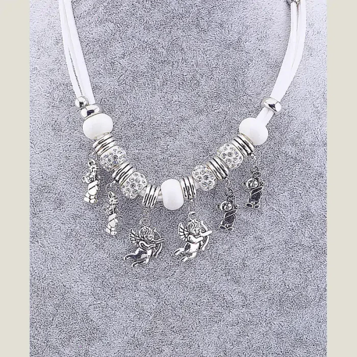 🏷️️ Підвіска на магніті Сrystal 42 см (шкірозамінник) ss_15495