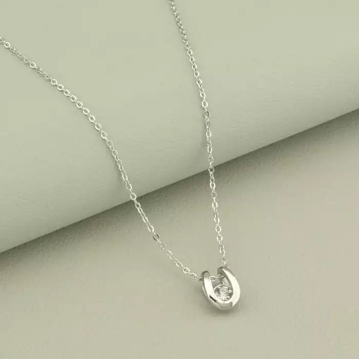 🏷️️ Підвіска Xuping Фіаніт 46 см (родій) ss_101137